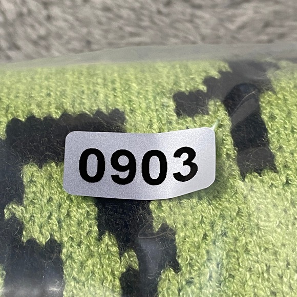 Andreilee Neon Green Dinosaur Knit Sweater XL Aelfric Eden Christmas Gift - Picture 12 of 12